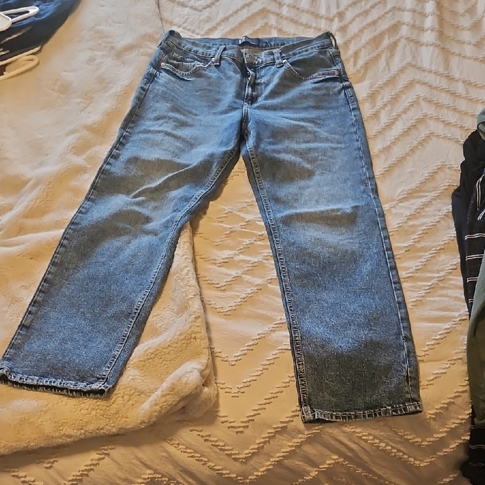 GAP Women's Straight Leg Blue Jeans